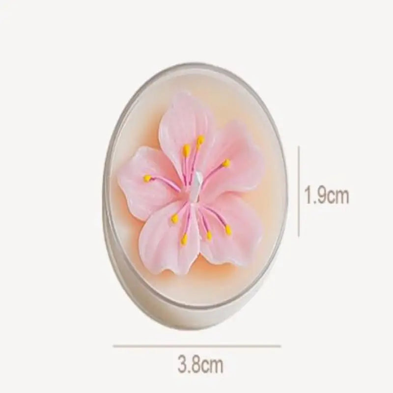 🌸 Peach Blossom Scented Tea Candle