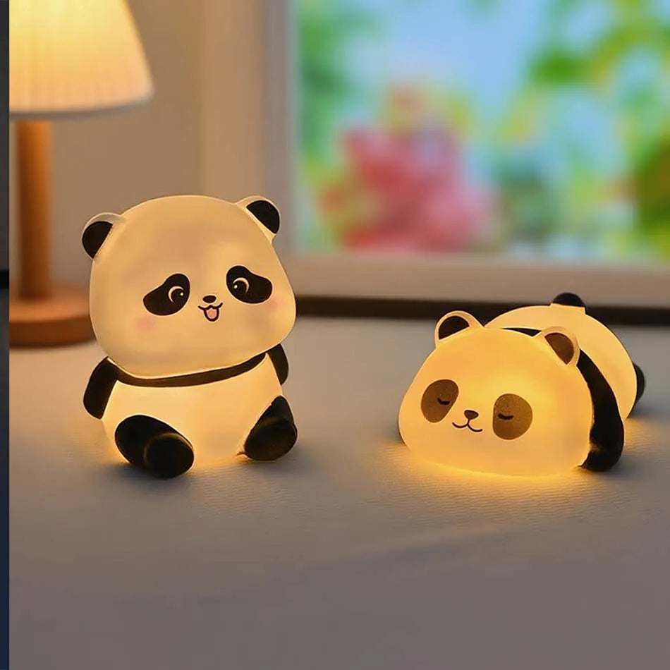 Cute Panda LED Night Light | Soft Glow Bedside Lamp