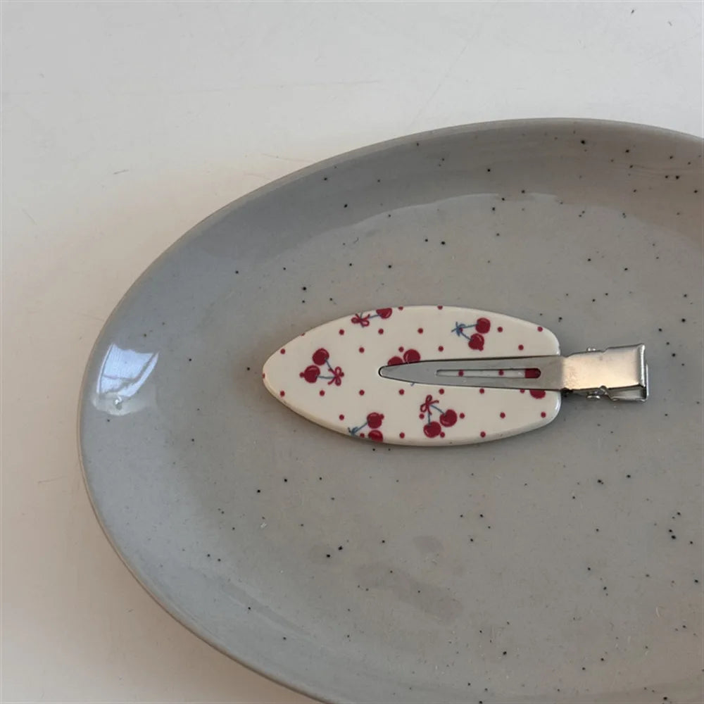 Cherry & Blueberry Hair Claw Clip