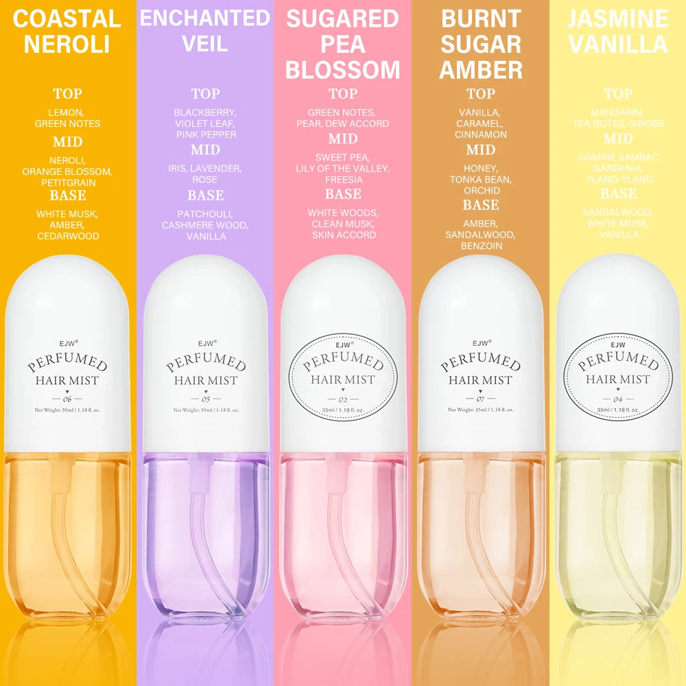 Hair Repair Perfume Hair Care Essential Oil: Deep Cleansing, Deep Care Hair Perfume Long-lasting Natural Fragrance Hair Spray.