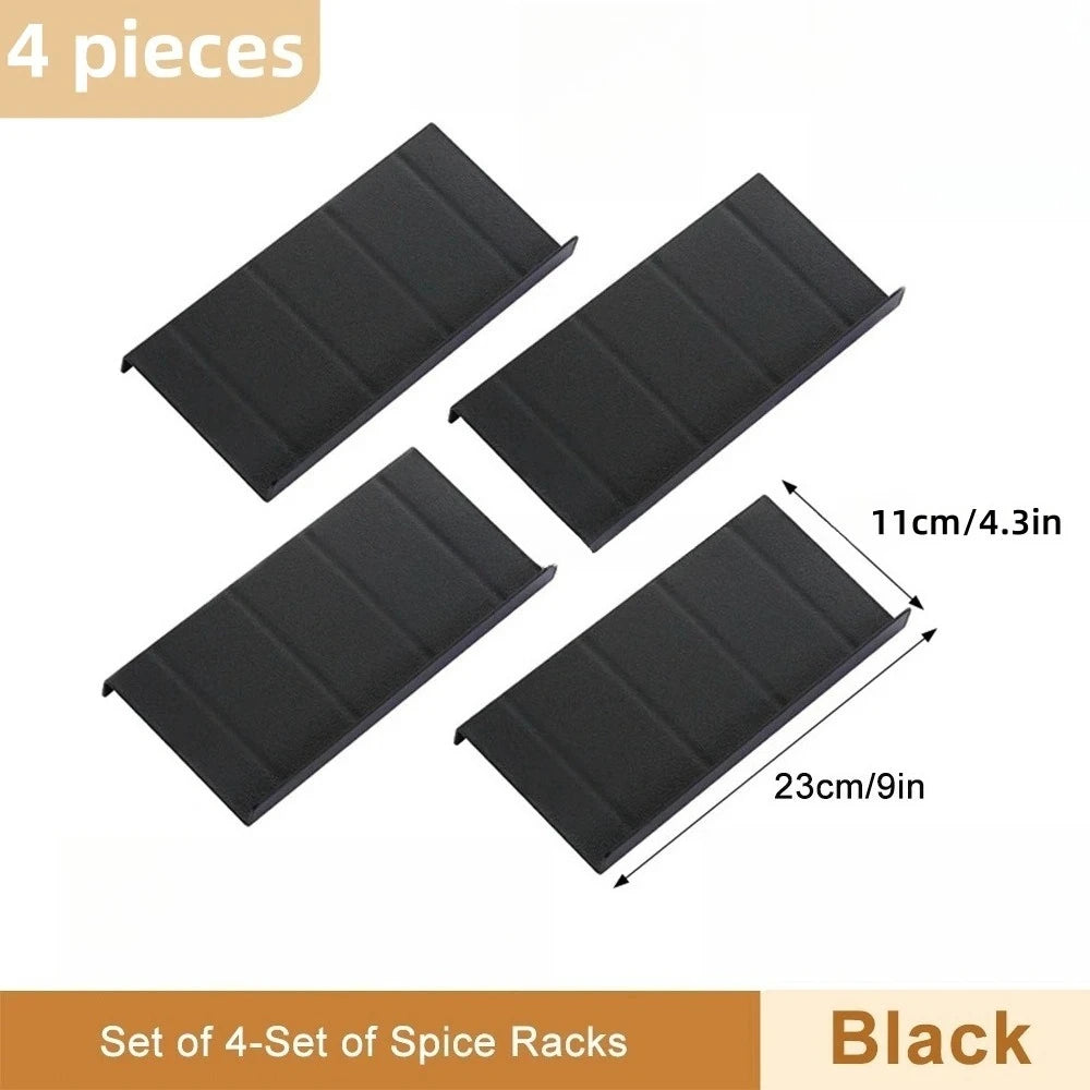 4-Tier Adjustable Spice Drawer Organizer