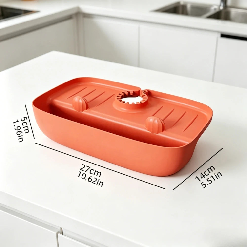 Kitchen Sink Drain Basket & Sponge Holder