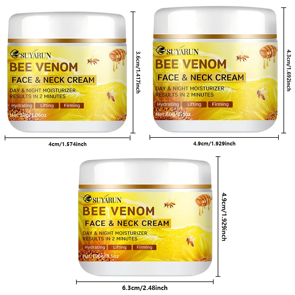 Bee Venom Collagen Face & Neck Cream | Firming & Hydrating Moisturizer