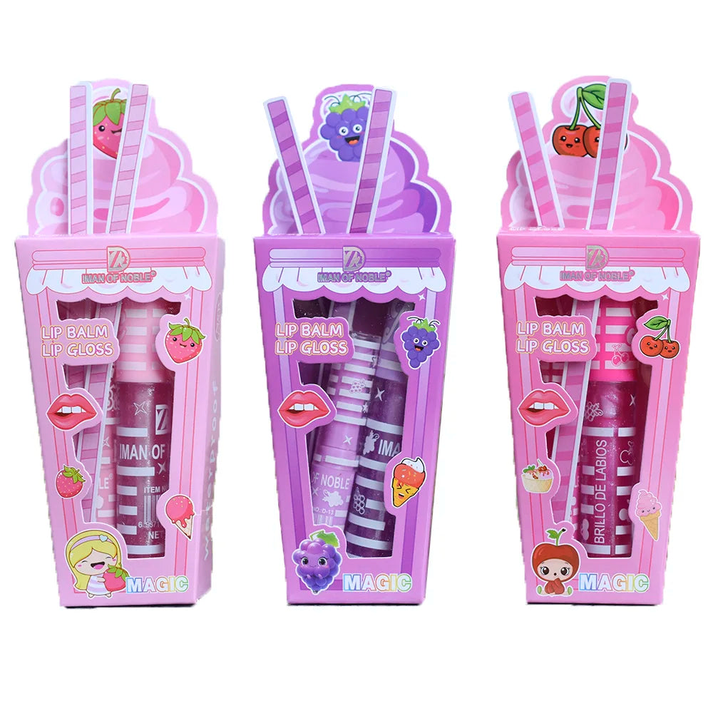 Ice Cream Lip Gloss Set