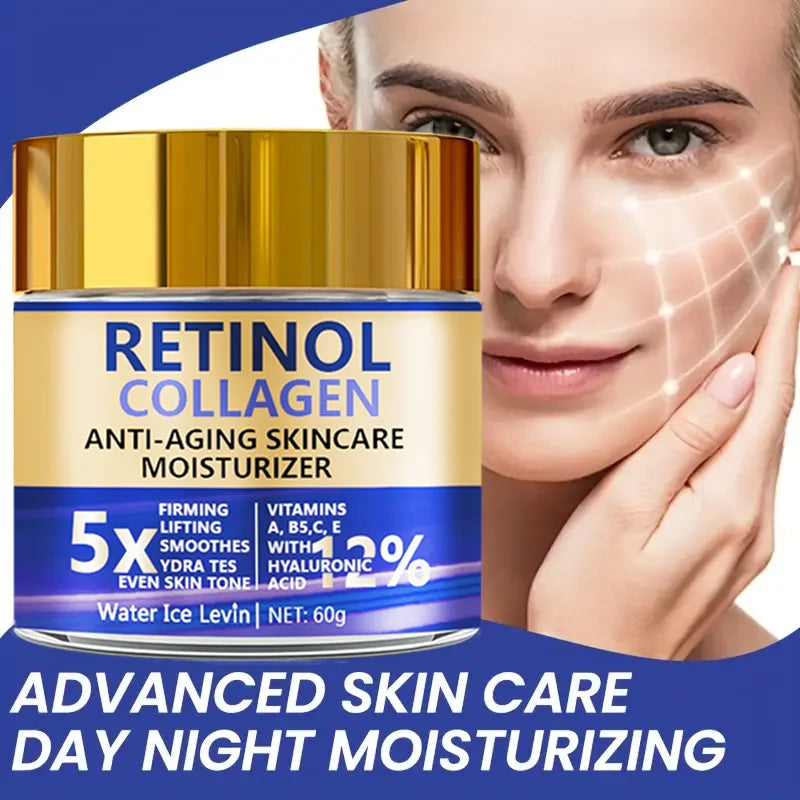 Retinol & Collagen Face Cream | Daily Hydrating Moisturizer