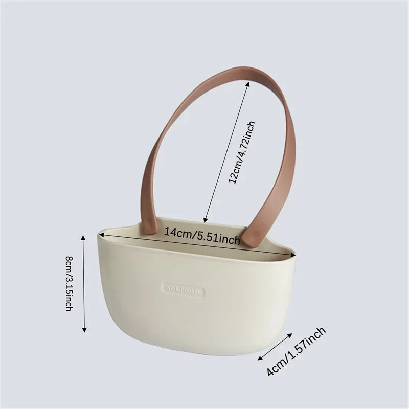Kitchen Sink Drain Basket & Sponge Holder