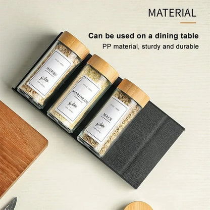 4-Tier Adjustable Spice Drawer Organizer