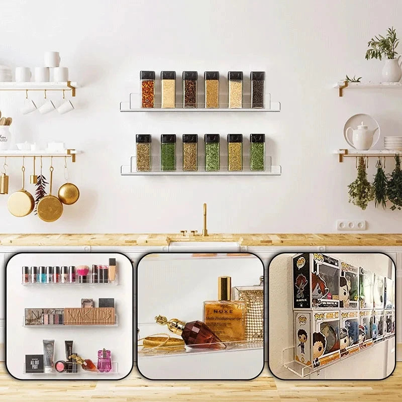 Clear Acrylic Wall Shelf & Display Organizer