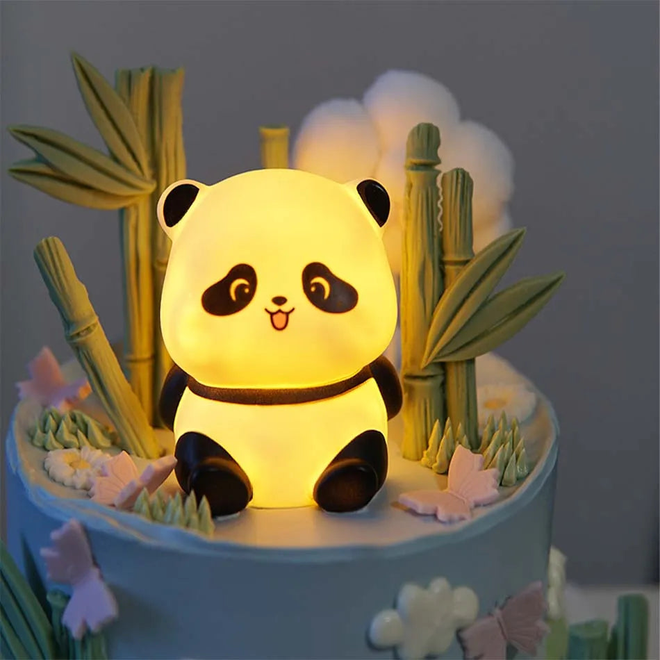 Cute Panda LED Night Light | Soft Glow Bedside Lamp