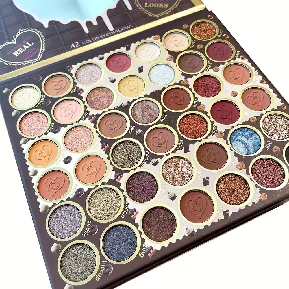 42-Color Professional Eyeshadow Palette