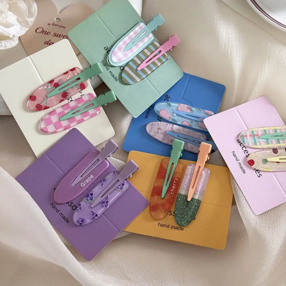 Cute Pattern Hair Clips