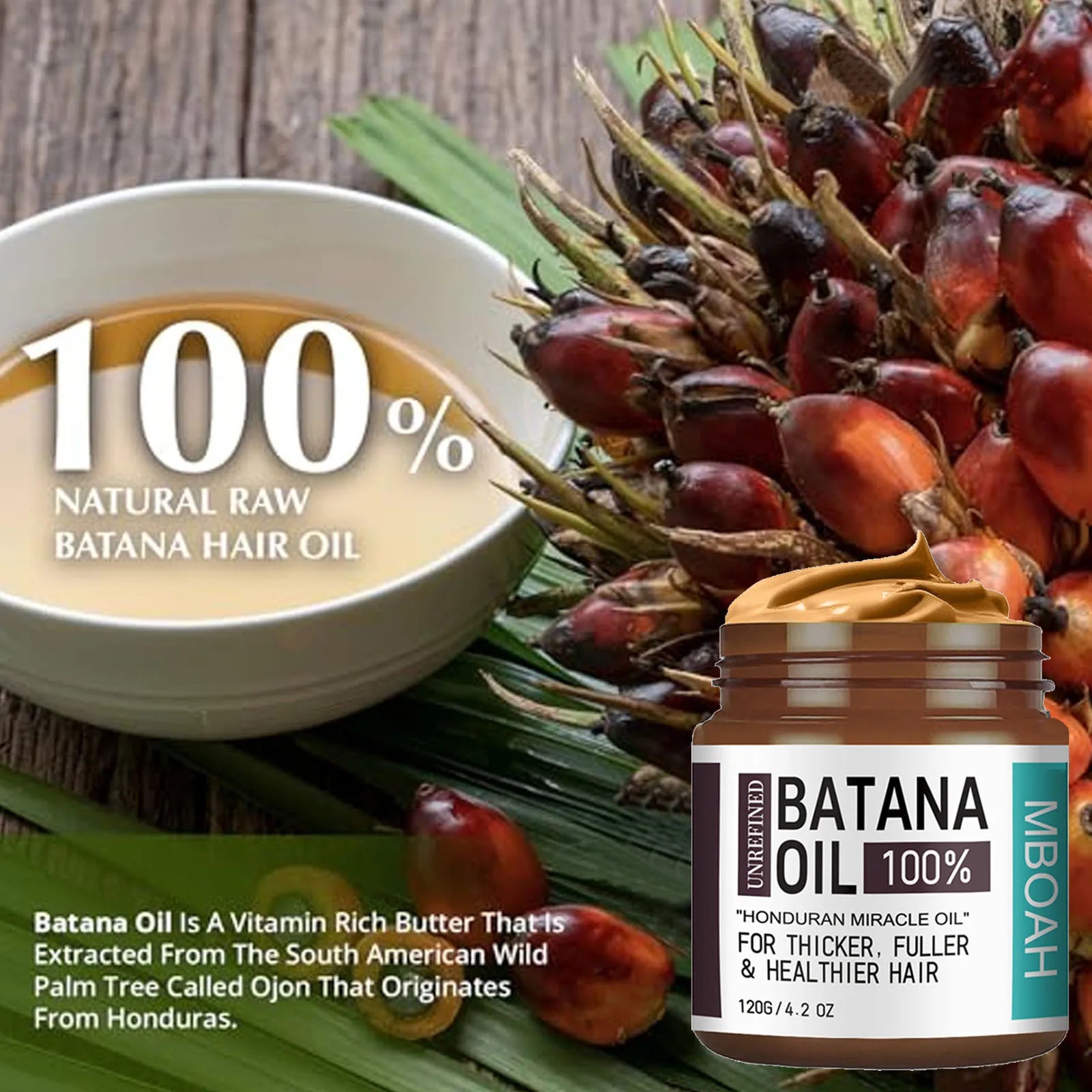 100% Batana Oil Hair Mask | Deep Repair & Nourishing Hair Treatment