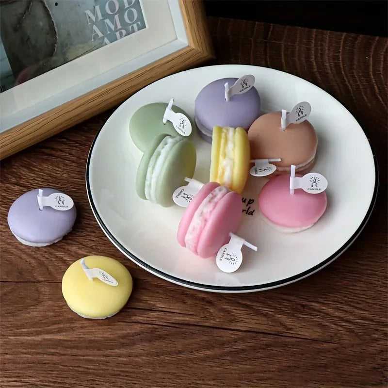 Macaron Scented Soy Candle – Decorative Home Fragrance
