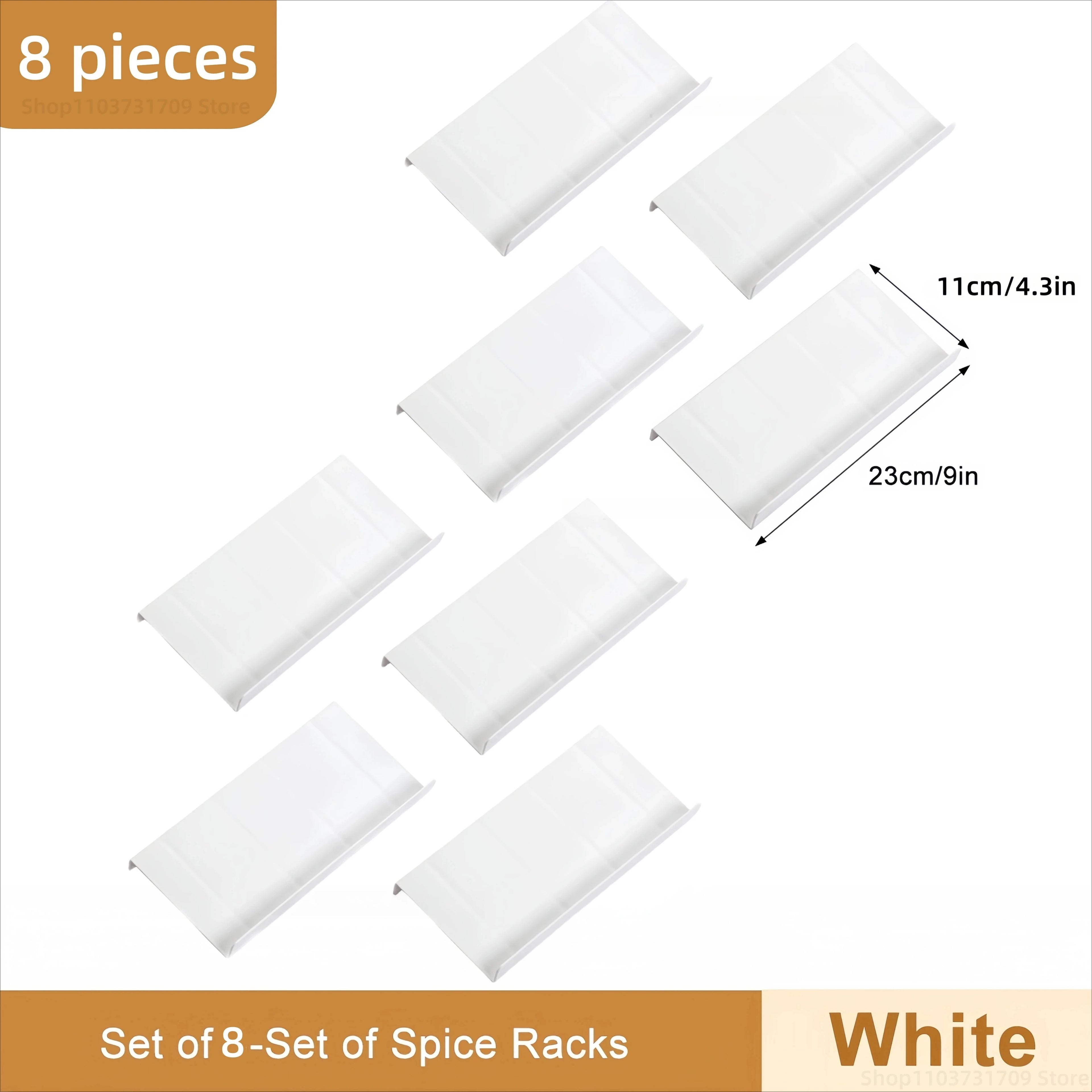 4-Tier Adjustable Spice Drawer Organizer