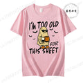 Funny Sarcastic Ghost Graphic T-Shirt | Cute Halloween Tee