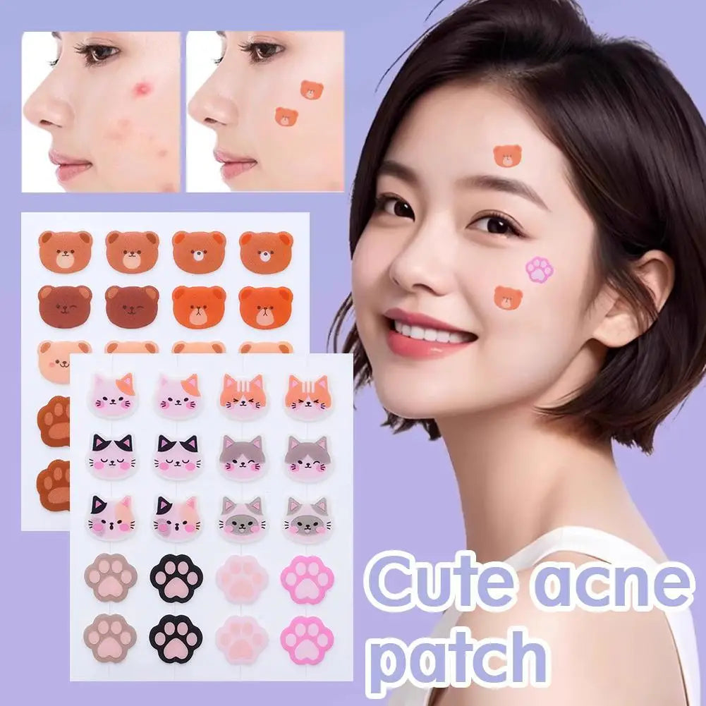 Cute Colorful Hydrocolloid Acne Patches