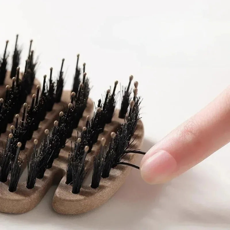 Boar Bristle Scalp Massage Hair Brush