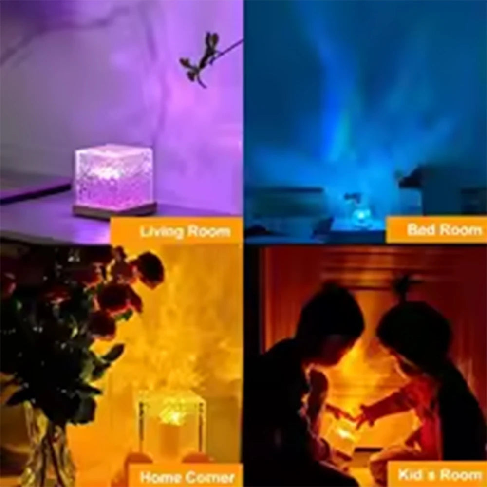 16 Colors Night Table Lamp