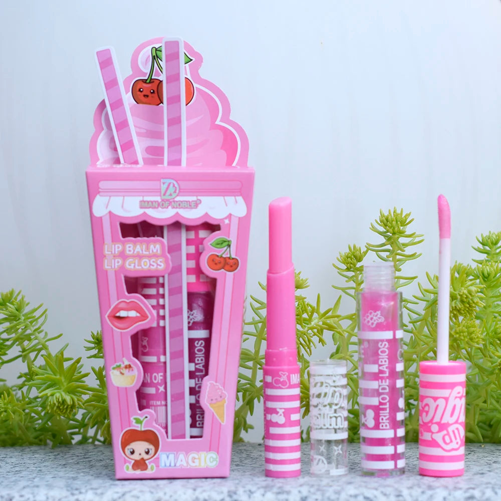 Ice Cream Lip Gloss Set