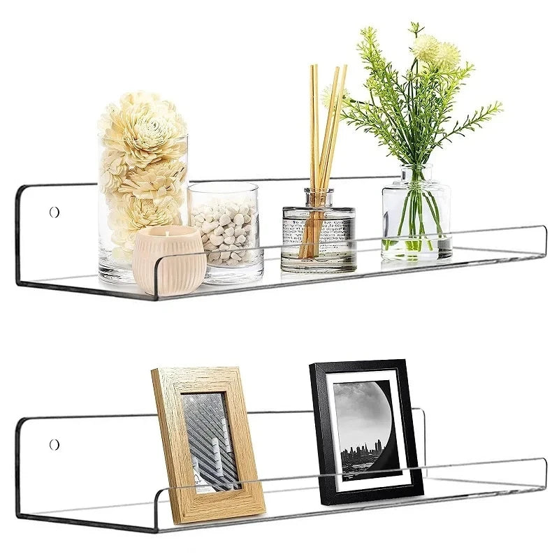 Clear Acrylic Wall Shelf & Display Organizer