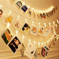 LED Photo Clip Fairy String Lights – Warm White Picture Display Garland