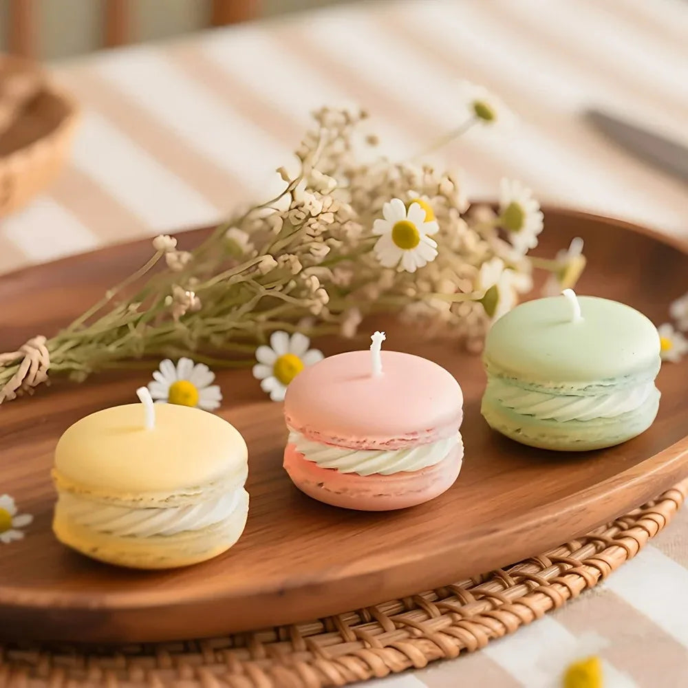 Macaron Scented Soy Candle – Decorative Home Fragrance