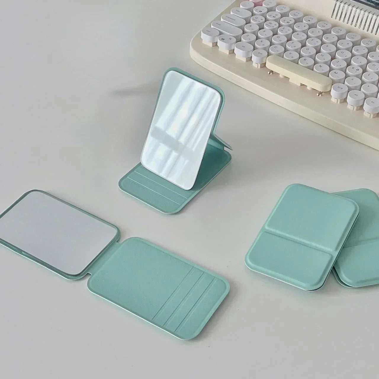 Portable Folding Makeup Mirror