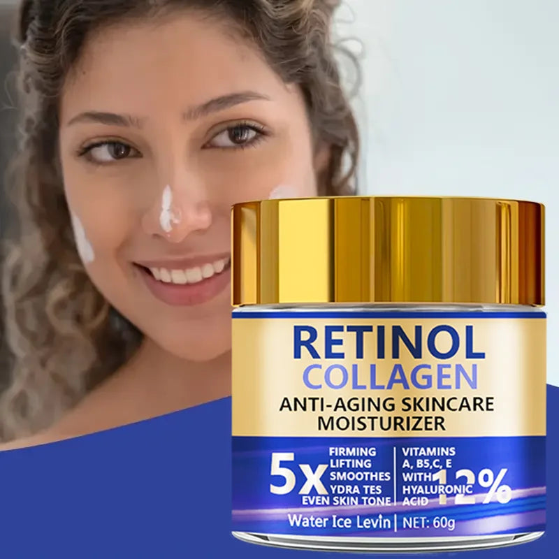 Retinol & Collagen Face Cream | Daily Hydrating Moisturizer
