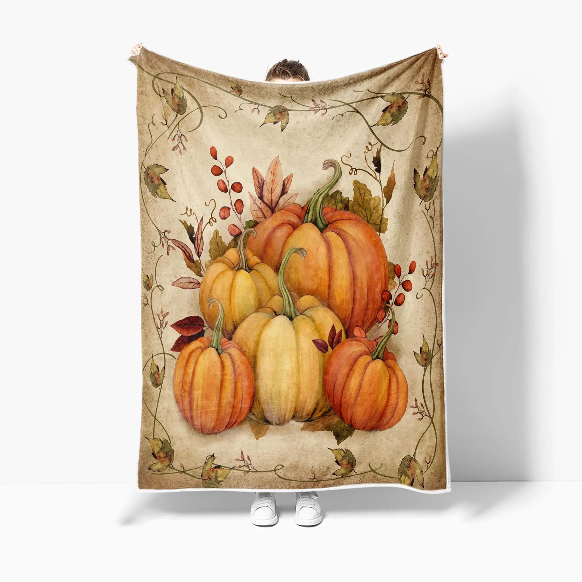 Cozy Halloween Patchwork Throw Blanket