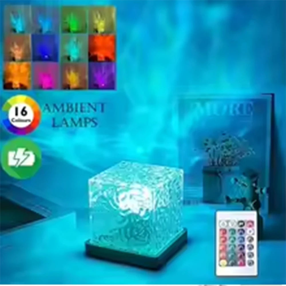16 Colors Night Table Lamp