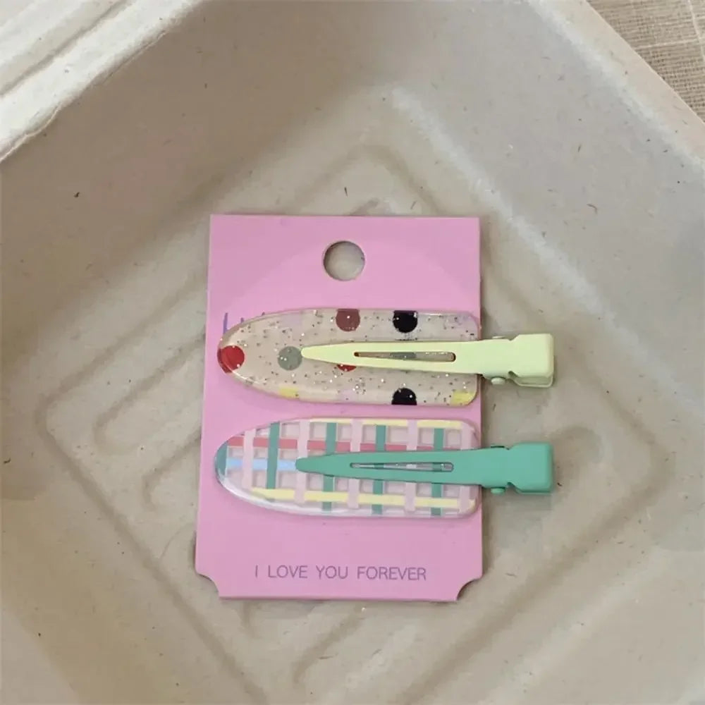Cute Pattern Hair Clips