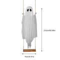6FT Light-Up Hanging Swing Ghost Halloween Decoration
