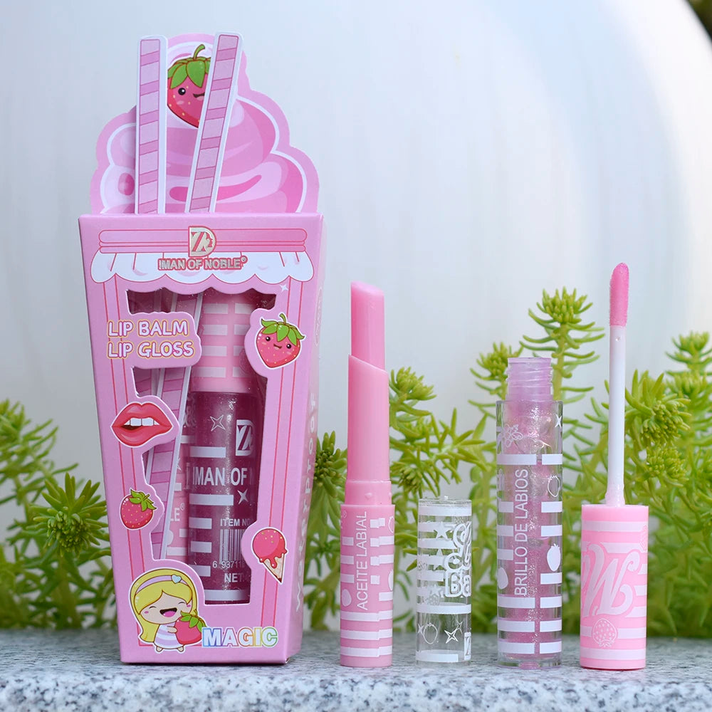 Ice Cream Lip Gloss Set