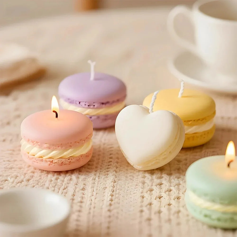 Macaron Scented Soy Candle – Decorative Home Fragrance