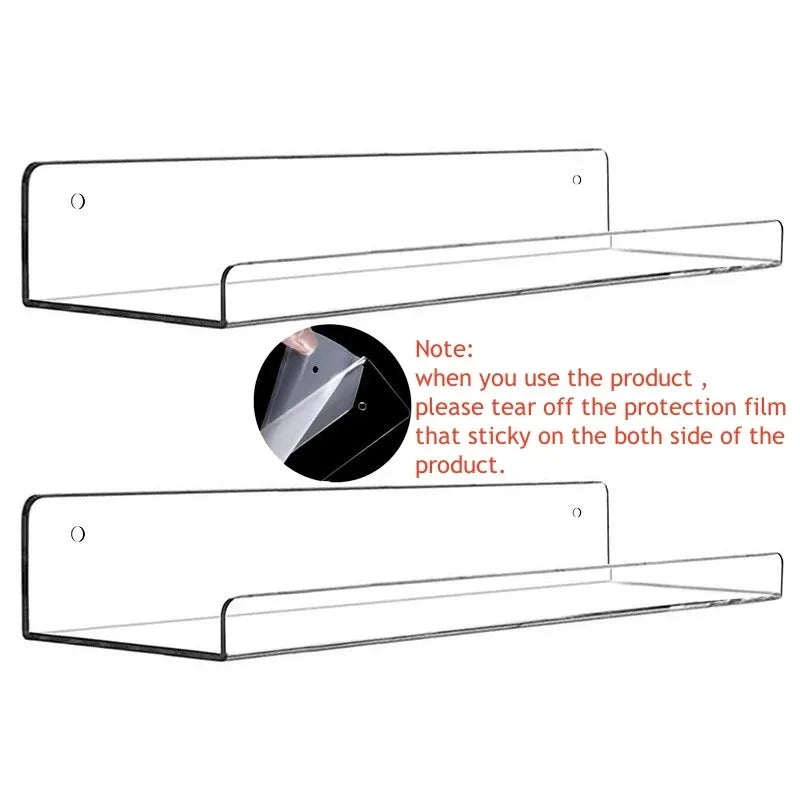 Clear Acrylic Wall Shelf & Display Organizer