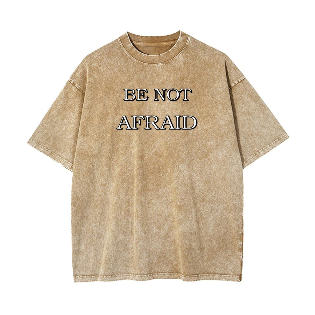 Be Not Afraid Biblical Angel Vintage Graphic T-Shirt