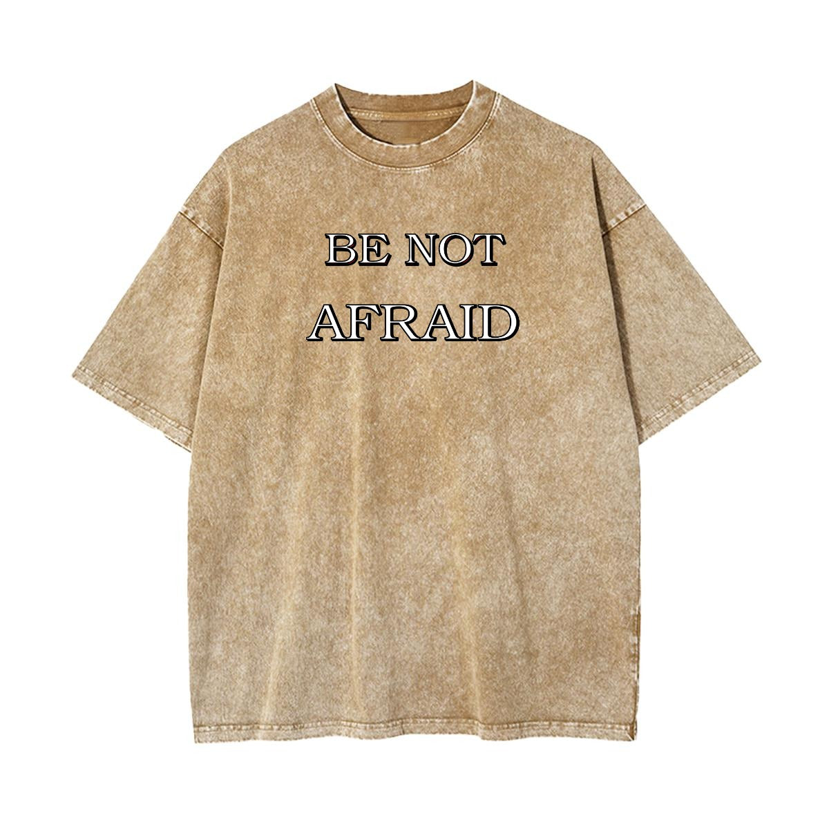Be Not Afraid Biblical Angel Vintage Graphic T-Shirt