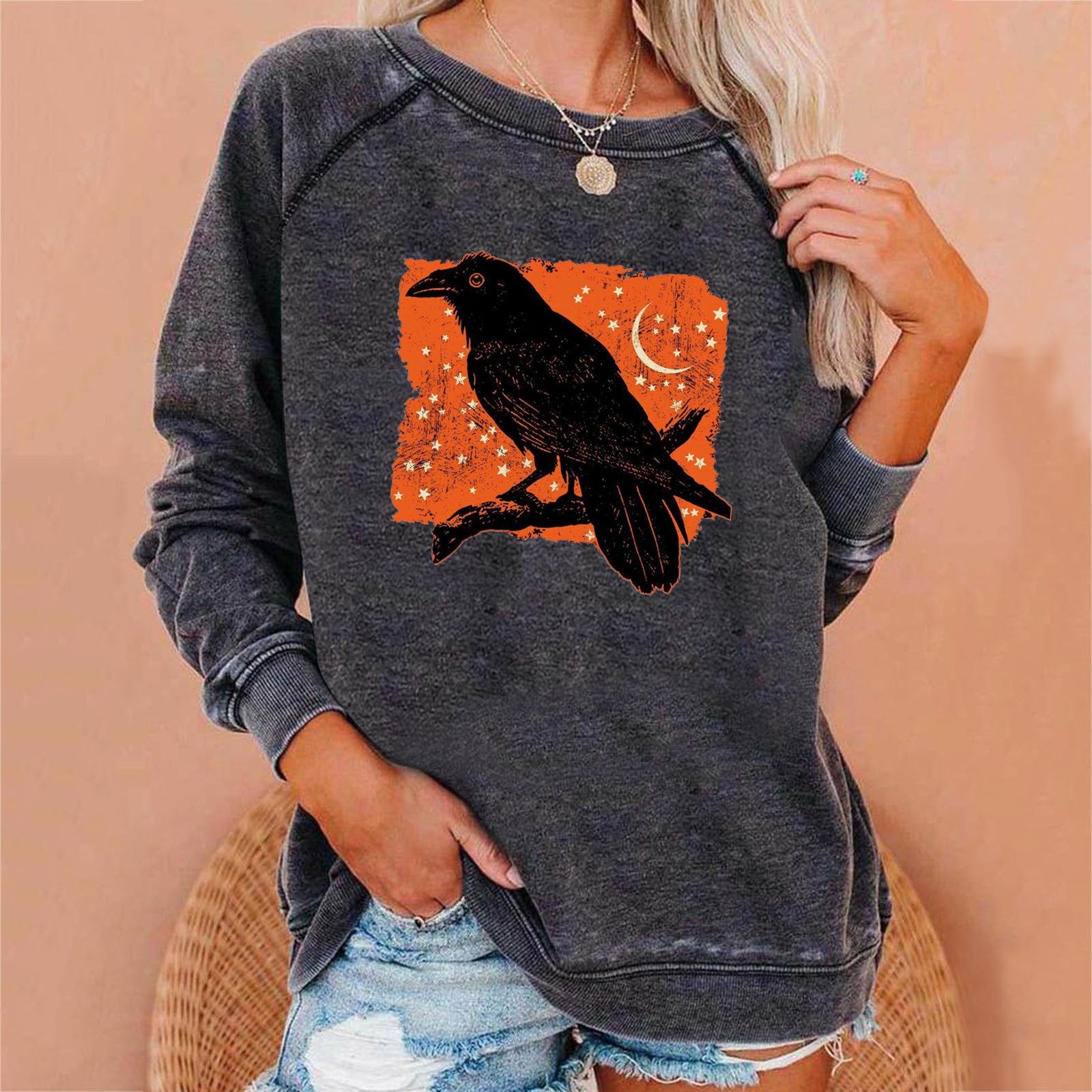 Halloween Themed Sweatshirts for Women
