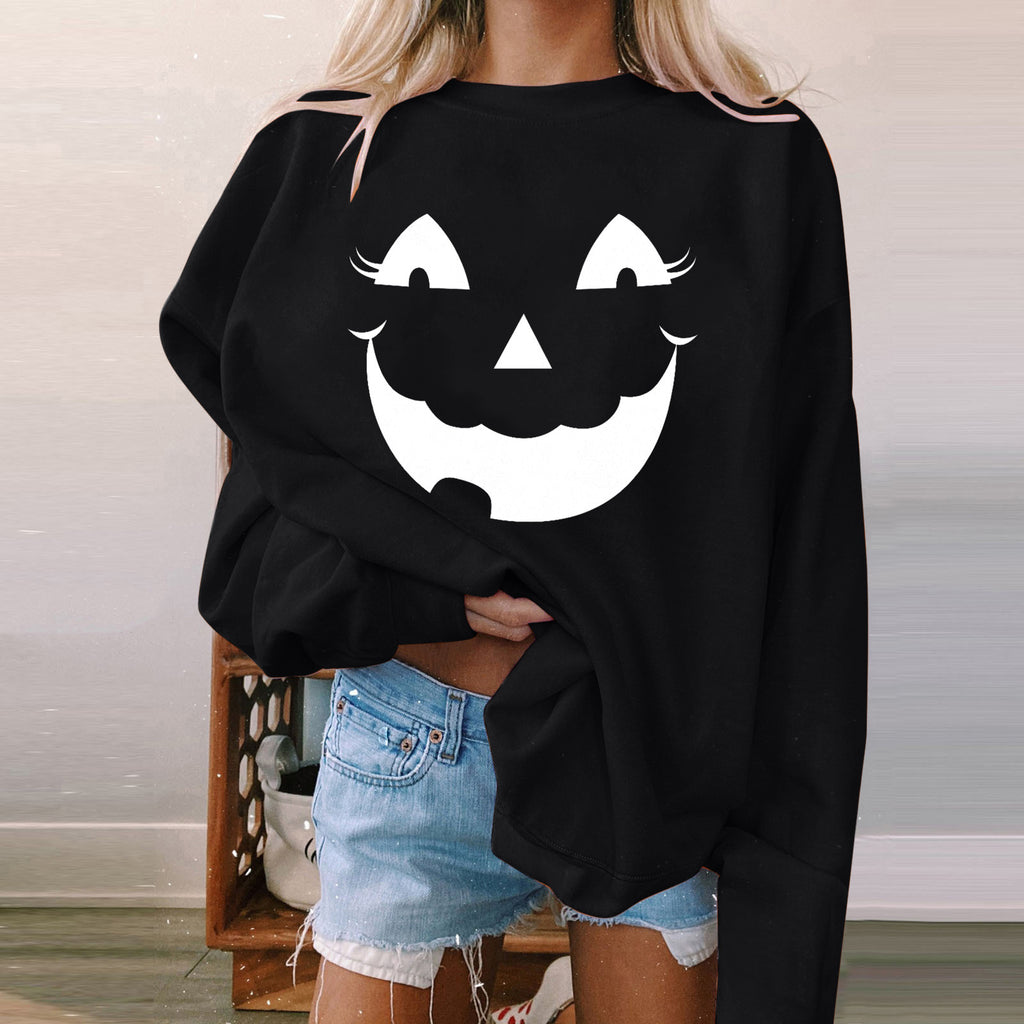 Halloween Women's Long Sleeve Padded Sweatshirt