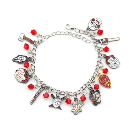 Halloween Horror Movie Charm Bracelets Collection
