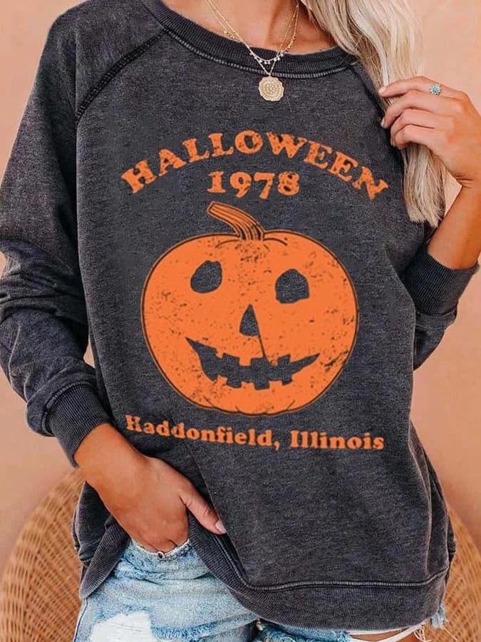 Women's Casual Halloween Fashion Sweatshirt.