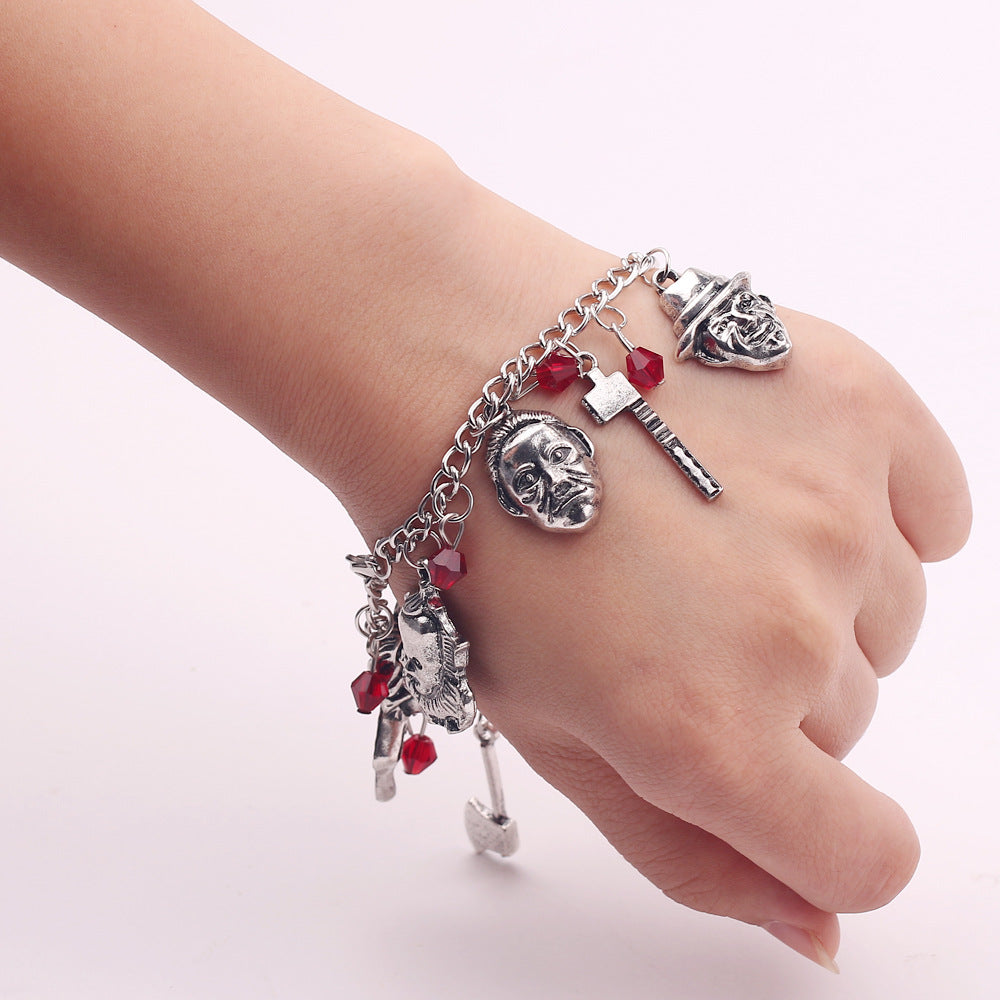 Halloween Horror Movie Charm Bracelets Collection