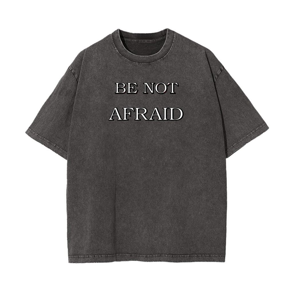 Be Not Afraid Biblical Angel Vintage Graphic T-Shirt