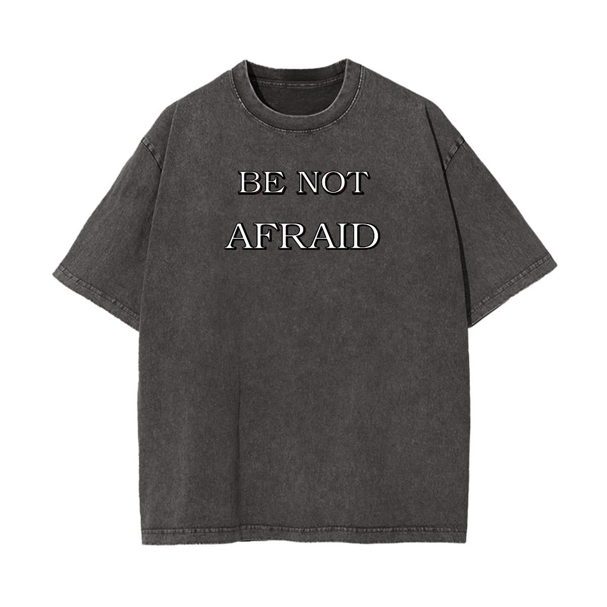 Be Not Afraid Biblical Angel Vintage Graphic T-Shirt