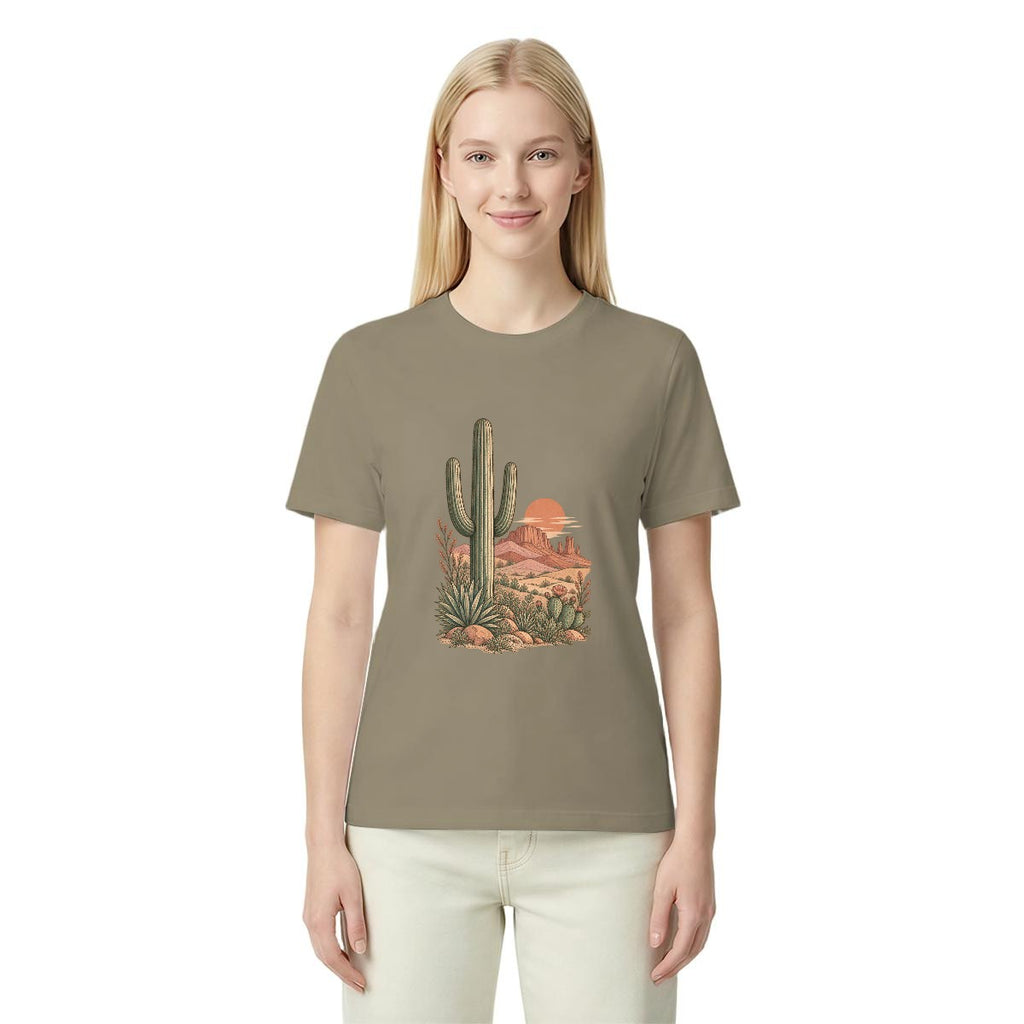 Women’s Southwestern Desert Cactus Graphic T-Shirt