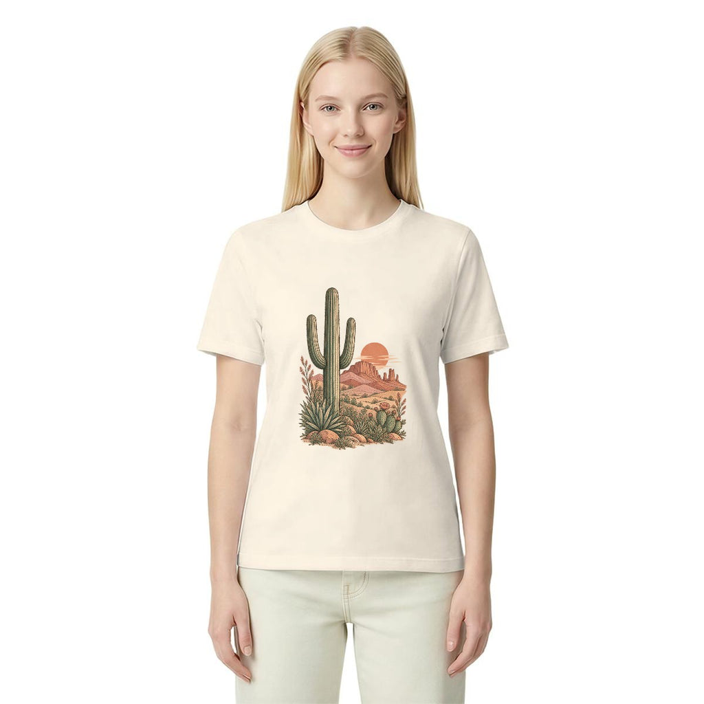 Women’s Southwestern Desert Cactus Graphic T-Shirt